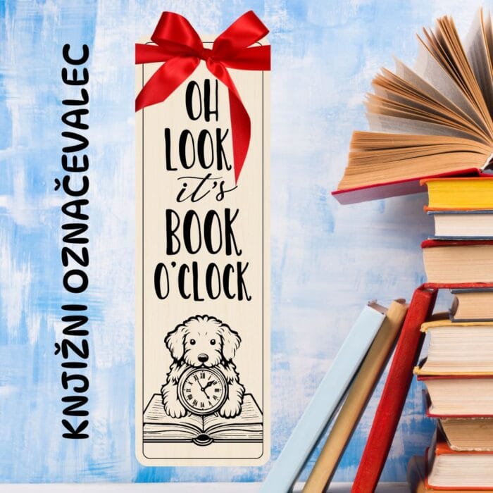 Knjižni označevalec - Oh look it's book o'clock
