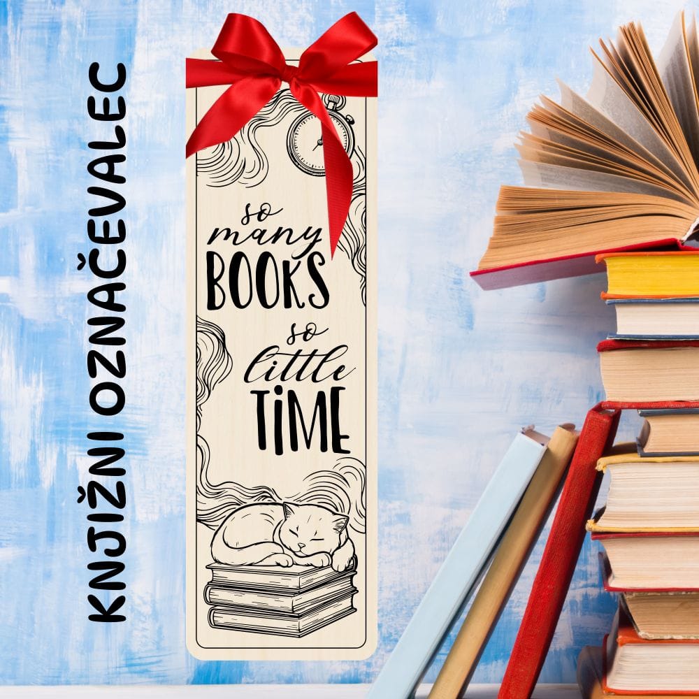 Knjižni označevalec - So many books so little time