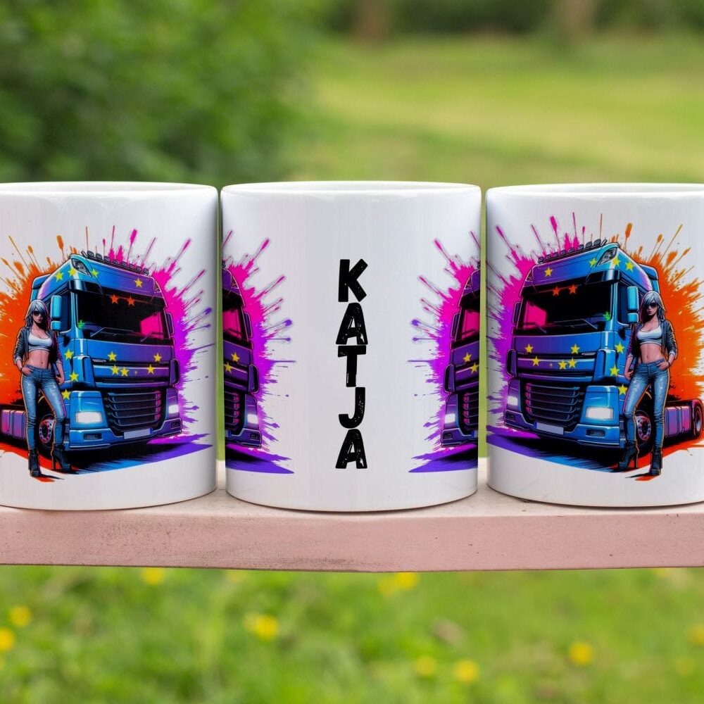 Skodelica - voznica tovornjaka