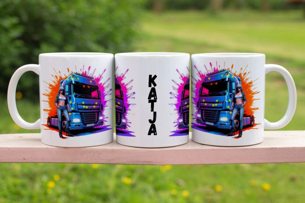 Skodelica - voznica tovornjaka