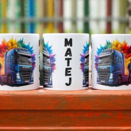 Skodelica - voznik tovornjaka