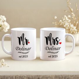 Skodelice za mladoporočenca