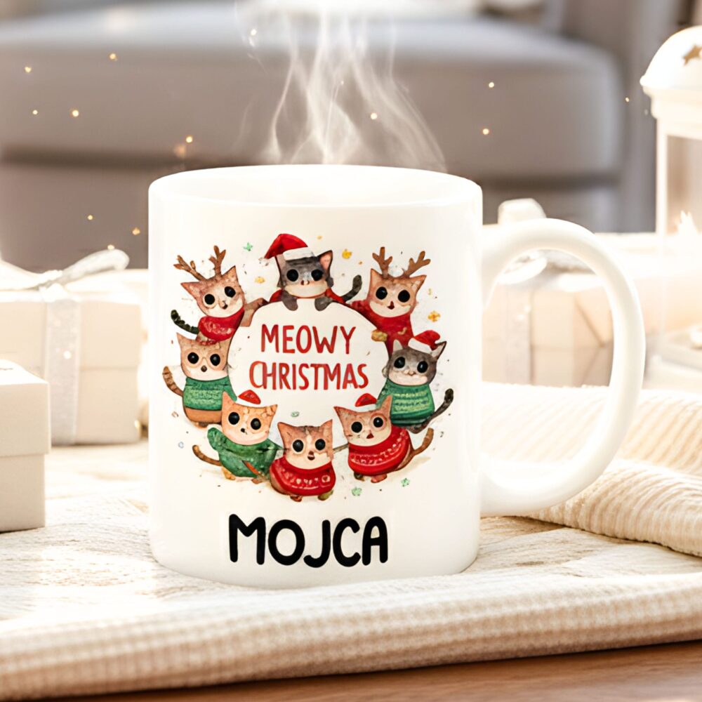 Skodelica - Meowy Christmas2