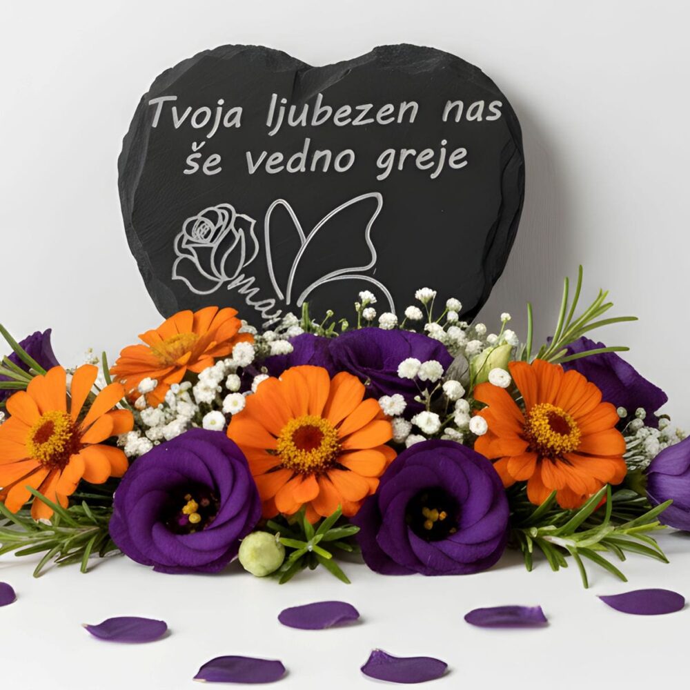 kamen z gravuro za mami