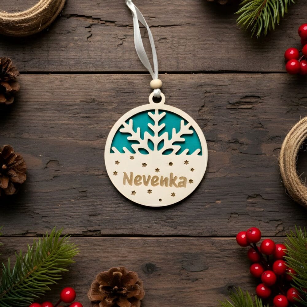 Božični okrasek - Snežinka