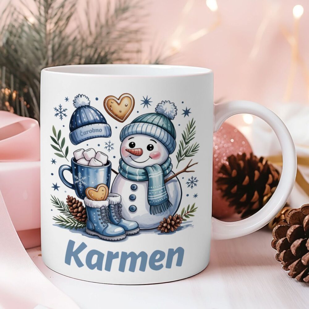 Skodelica - Zimski snežak