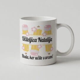 Keramična skodelica za vzgojiteljico primerna za pomivalni stroj